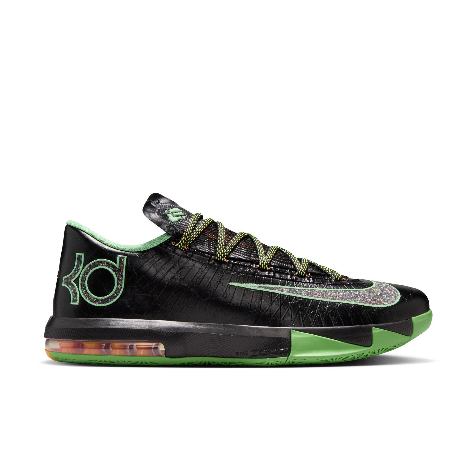 Nike KD 6 "Brazil" Men's Basketball Shoe - BLACK/LUCID GREEN